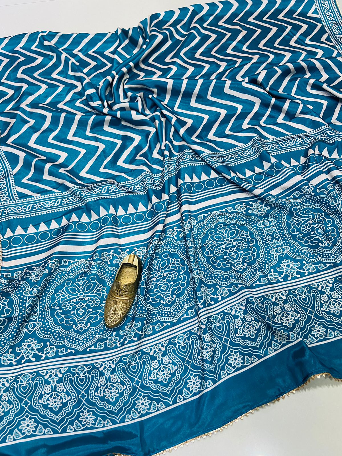 Leheriya Musleena 1 Designer Fancy Wear Printed Dupatta Collection